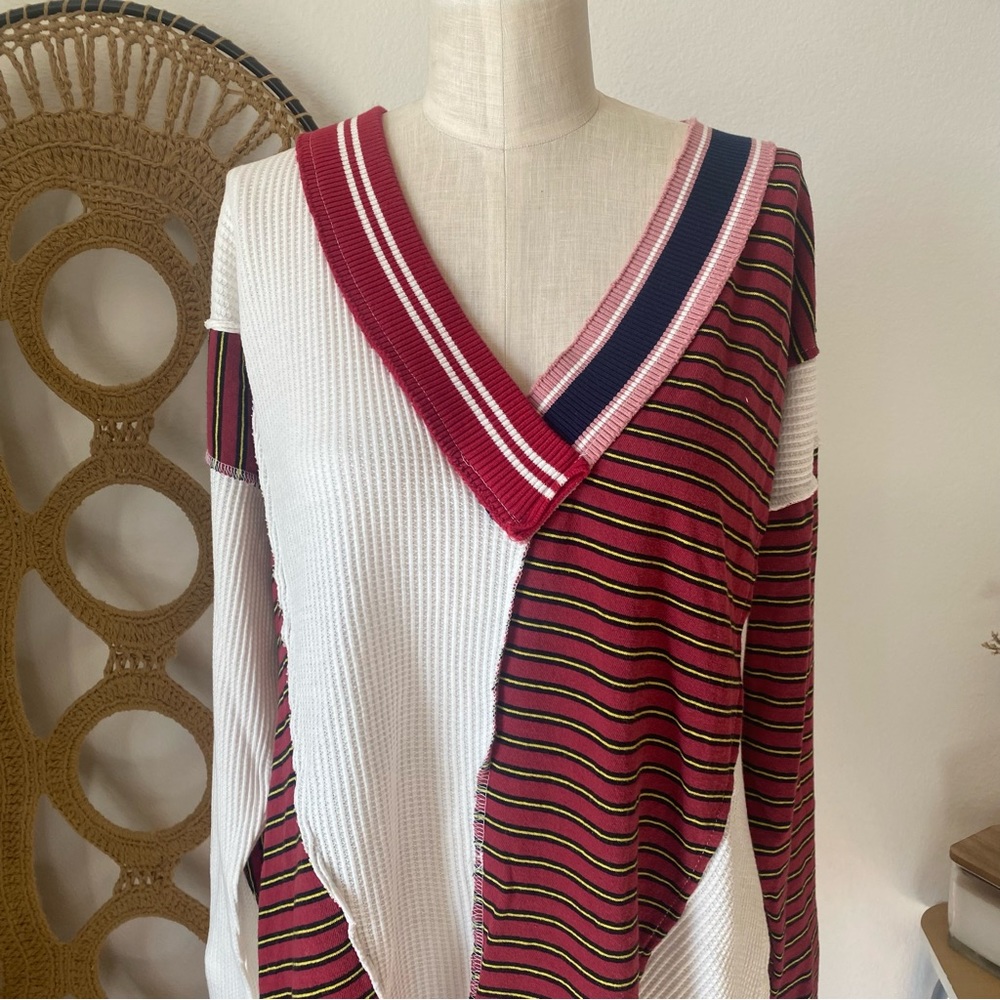 UO BDG Frazer Spliced Slouchy Sweater - Picture 6 of 8